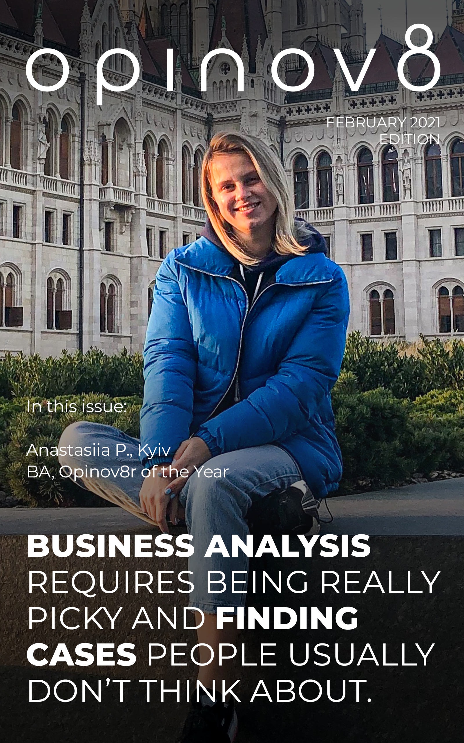 Cover Story: Anastasiia, Business Analyst