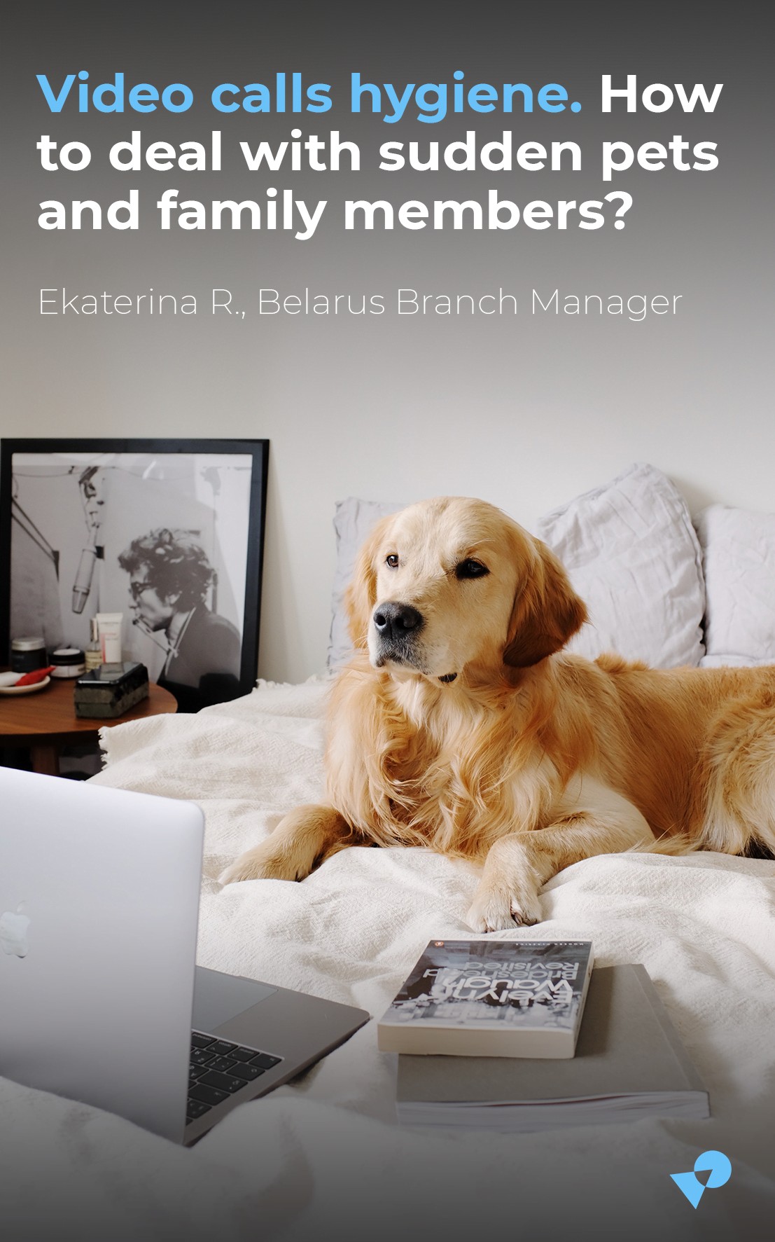 Opinov8 Tips: Video calls hygiene. How to deal with sudden pets and family members?