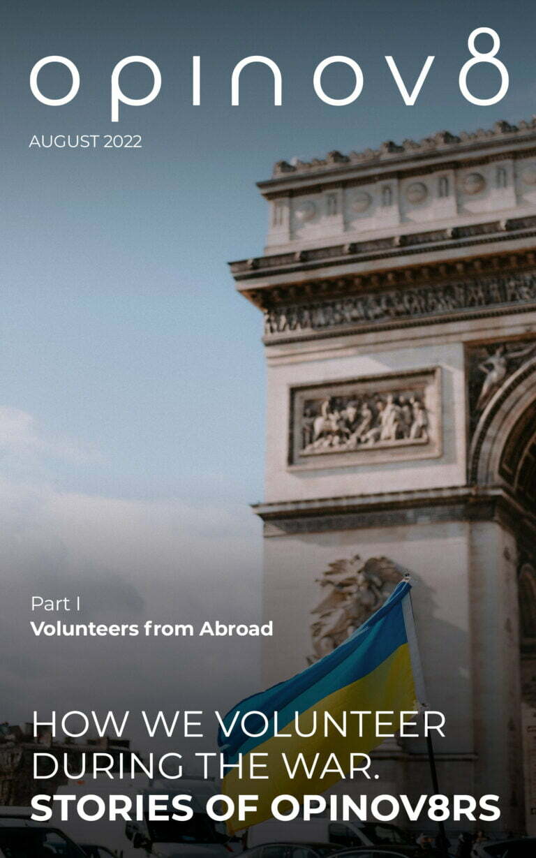 How we volunteer during the war. Stories of Opinov8rs.