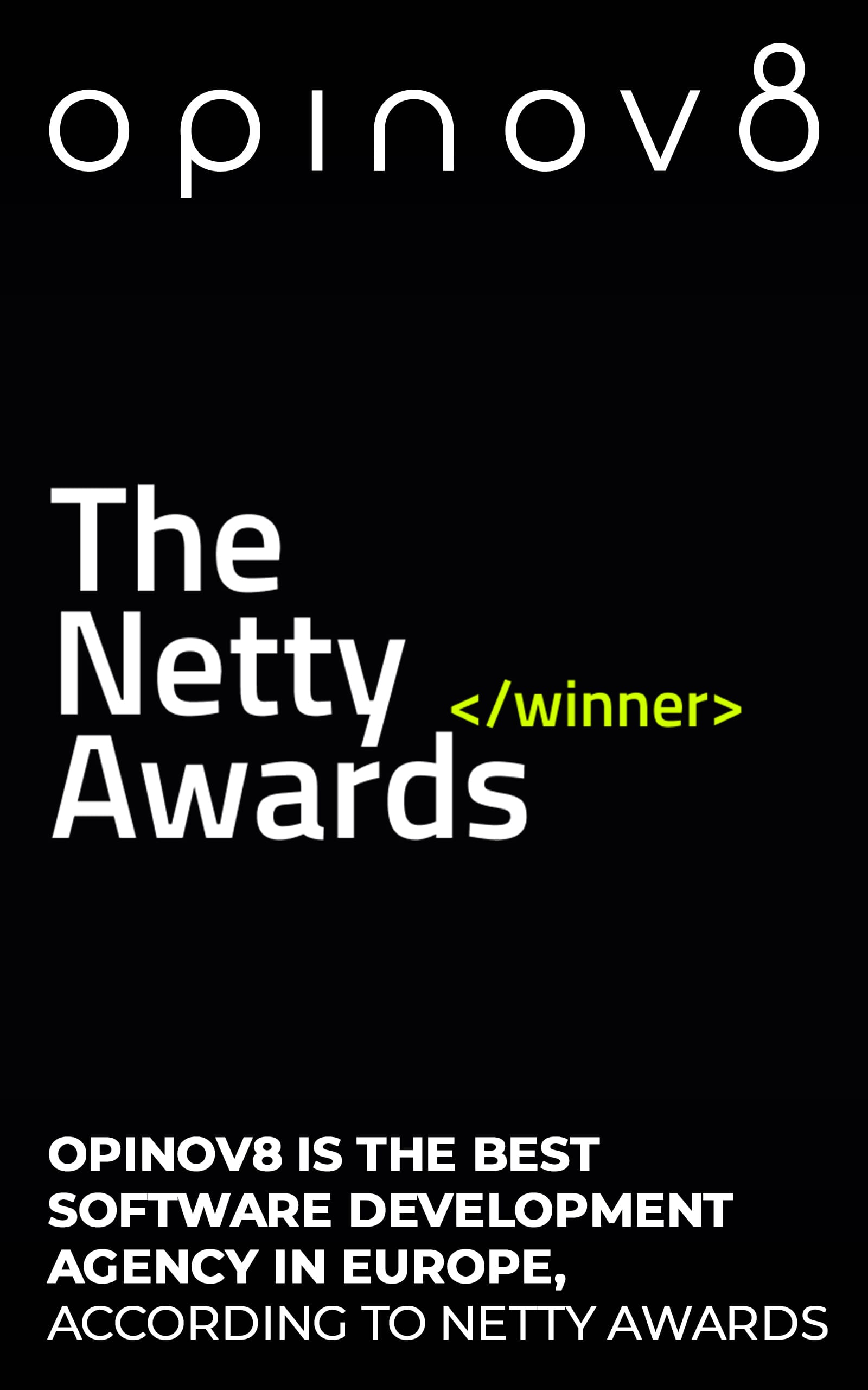 Opinov8 Wins Netty Award